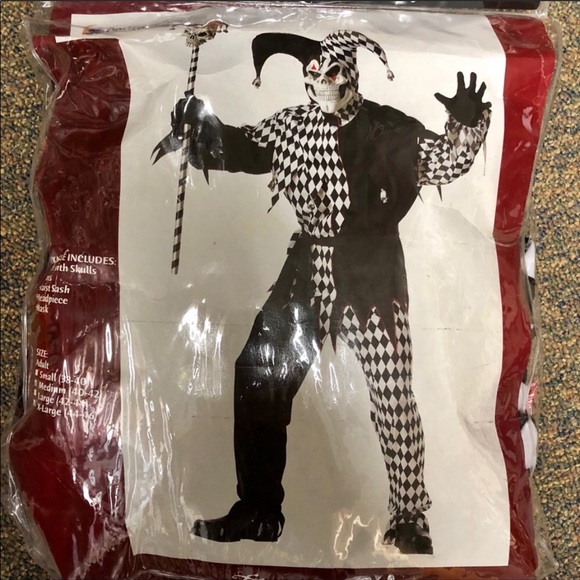 California Costumes Evil Jester Costume - Picture 4 of 6